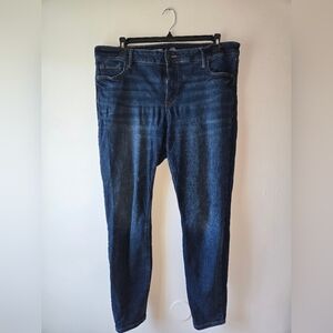 Old Navy Women's Dark Blue Relaxed Jeans